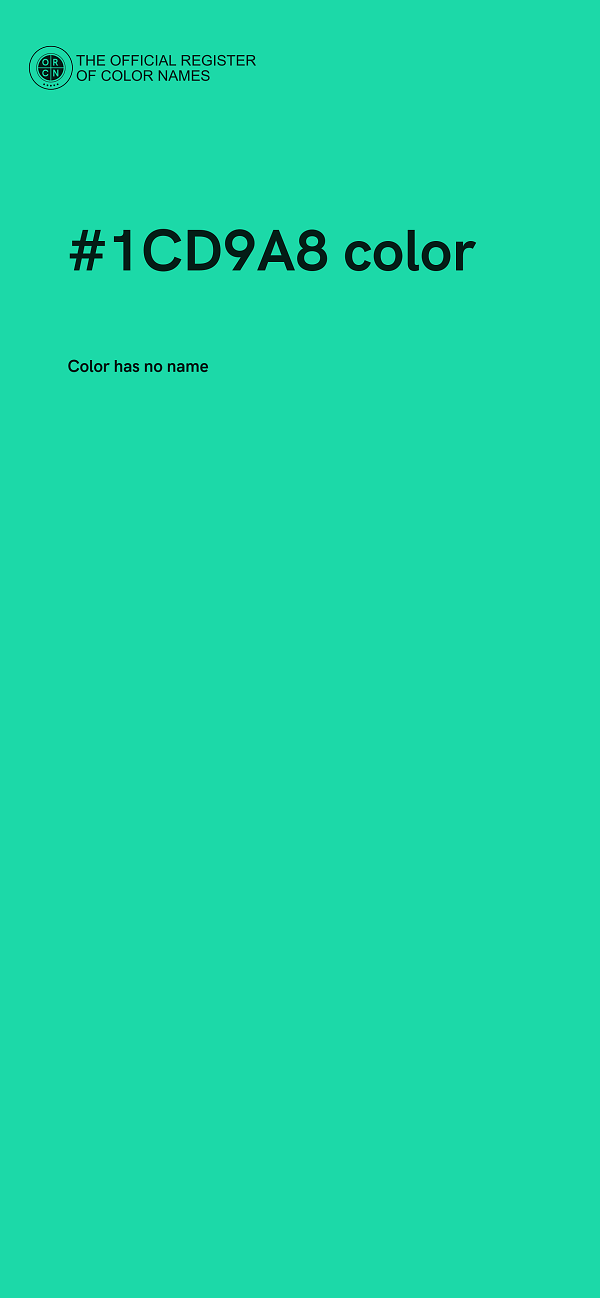#1CD9A8 color image