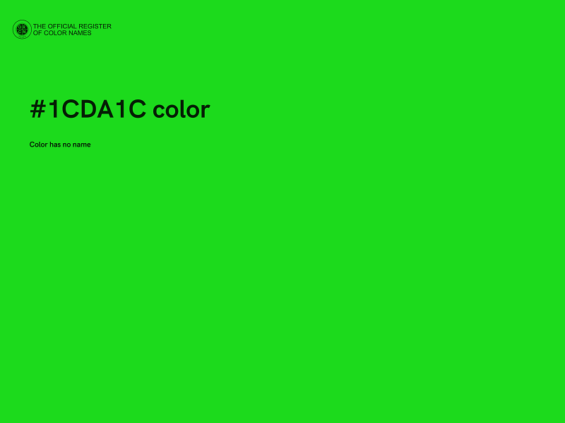 #1CDA1C color image