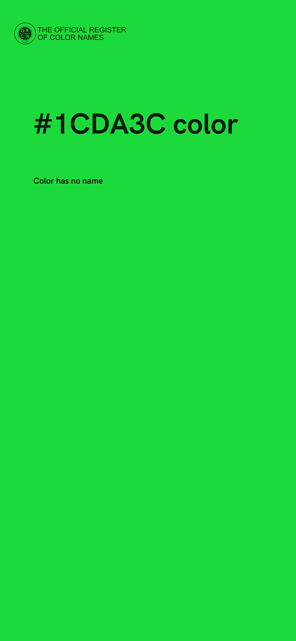 #1CDA3C color image