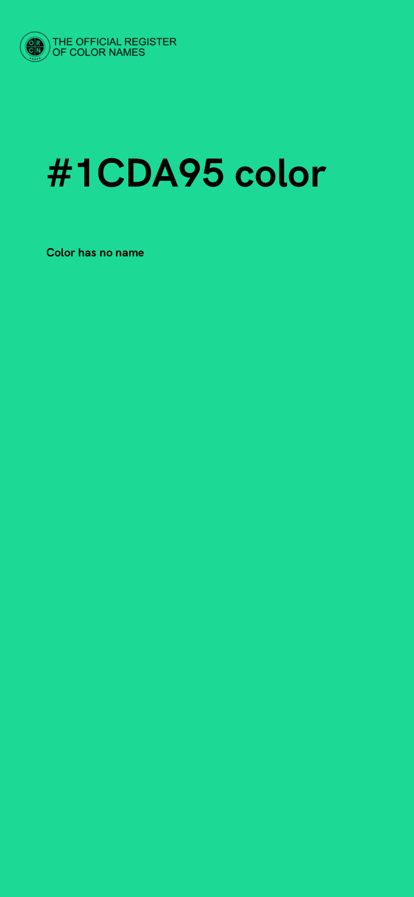 #1CDA95 color image