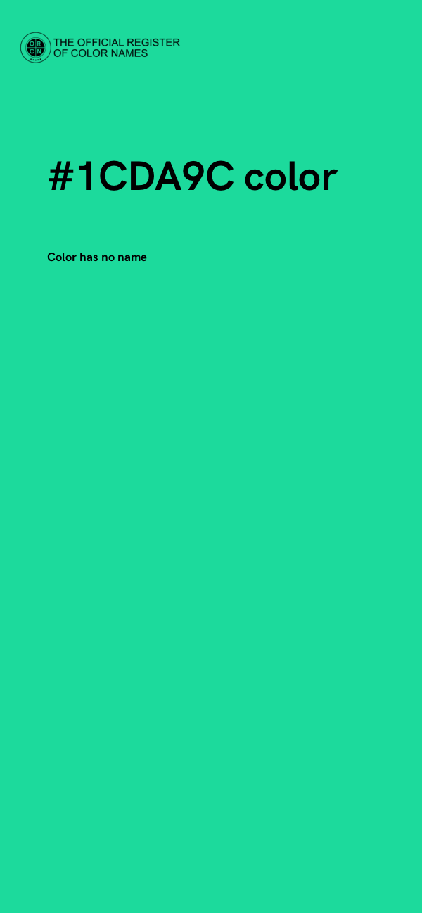 #1CDA9C color image