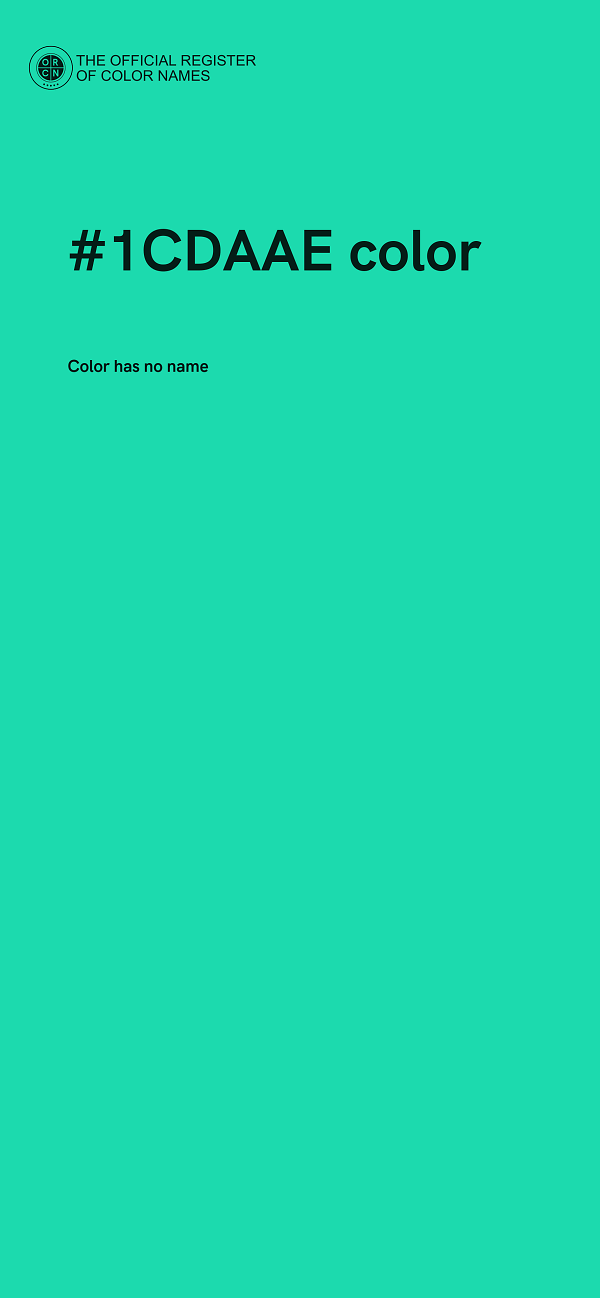 #1CDAAE color image