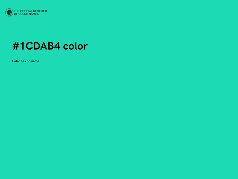 #1CDAB4 color image