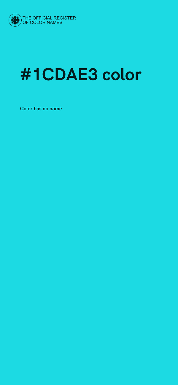 #1CDAE3 color image