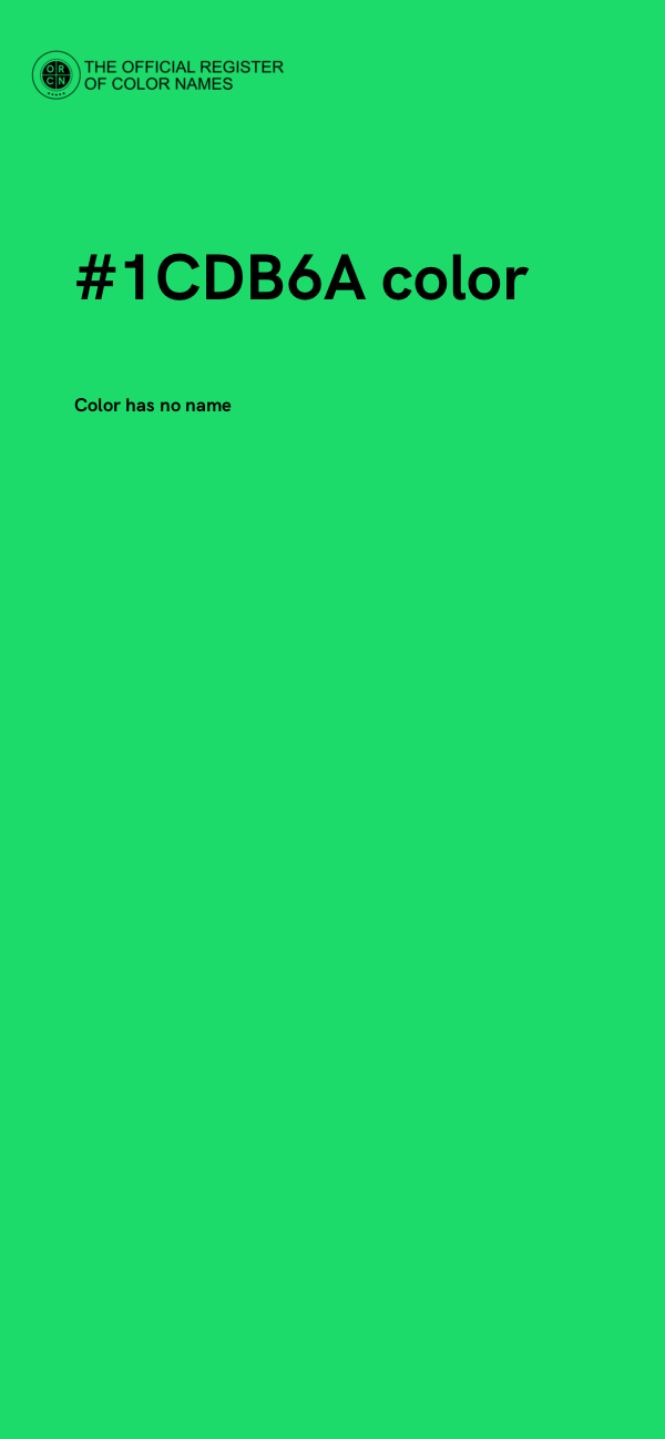 #1CDB6A color image