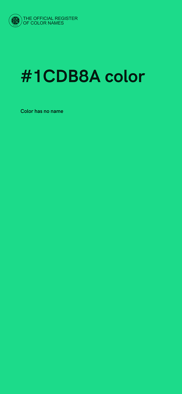 #1CDB8A color image