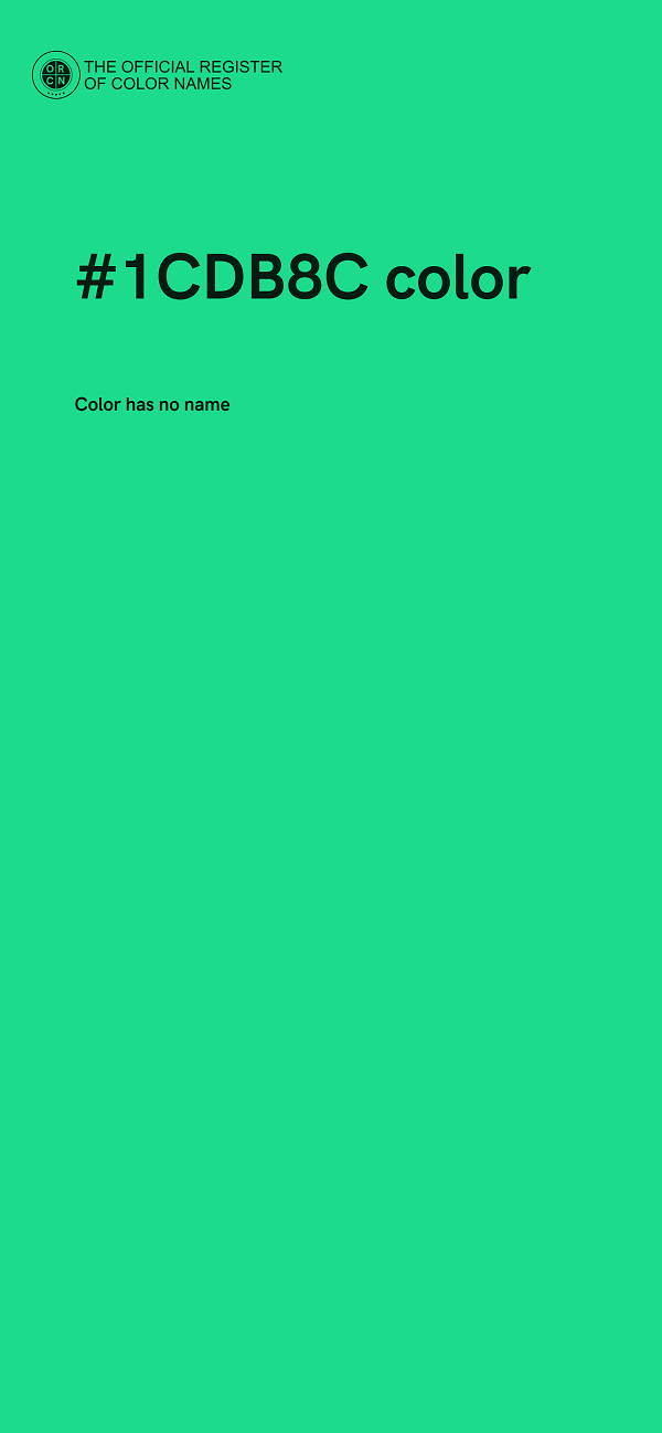 #1CDB8C color image