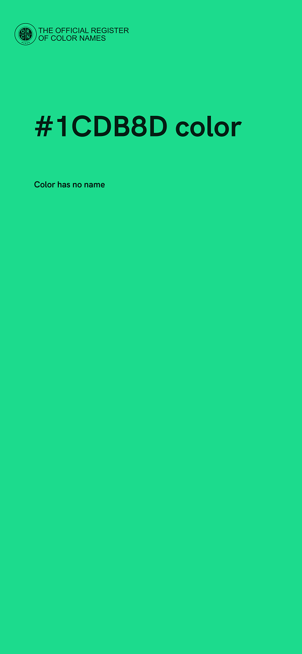 #1CDB8D color image