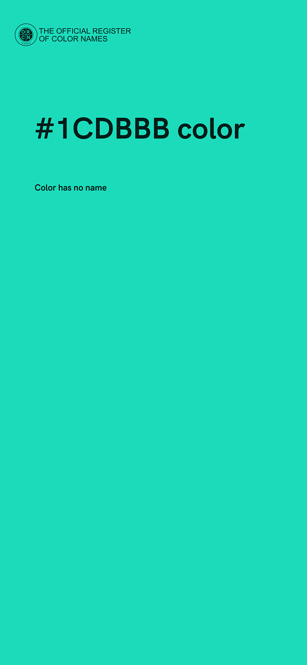 #1CDBBB color image