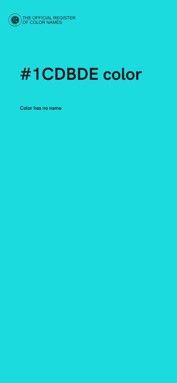 #1CDBDE color image