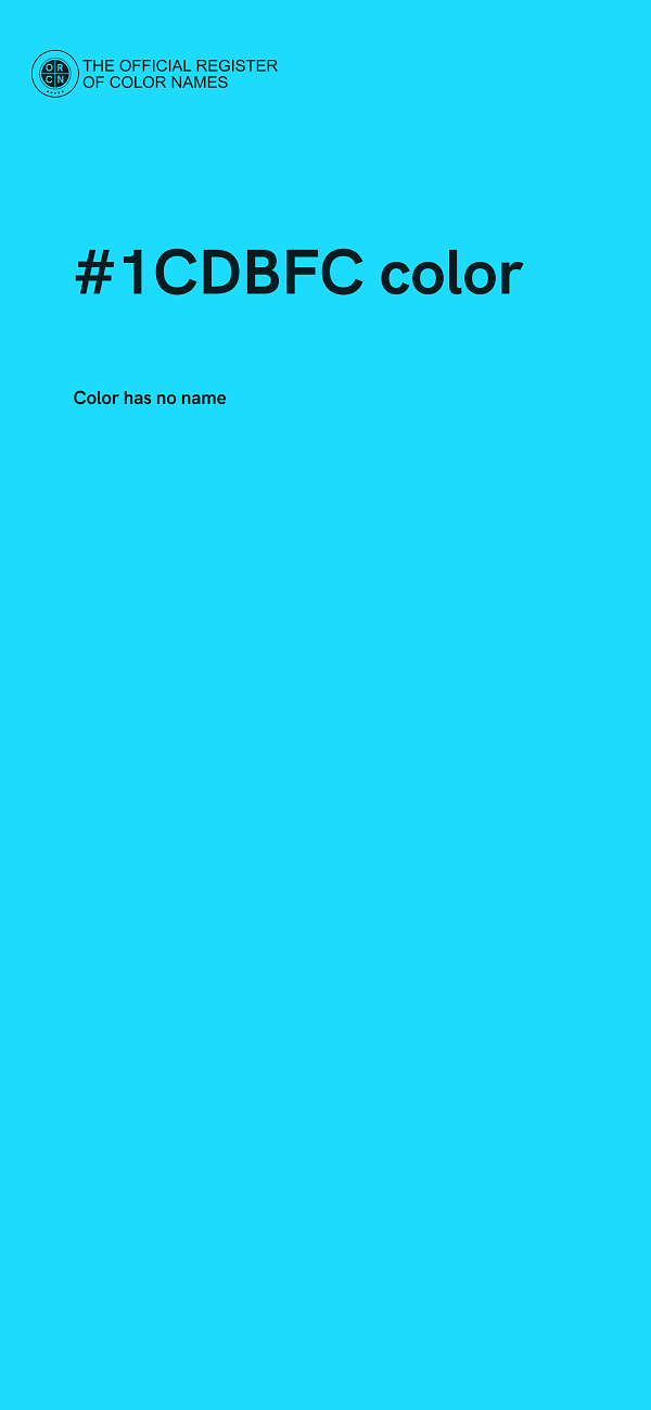 #1CDBFC color image
