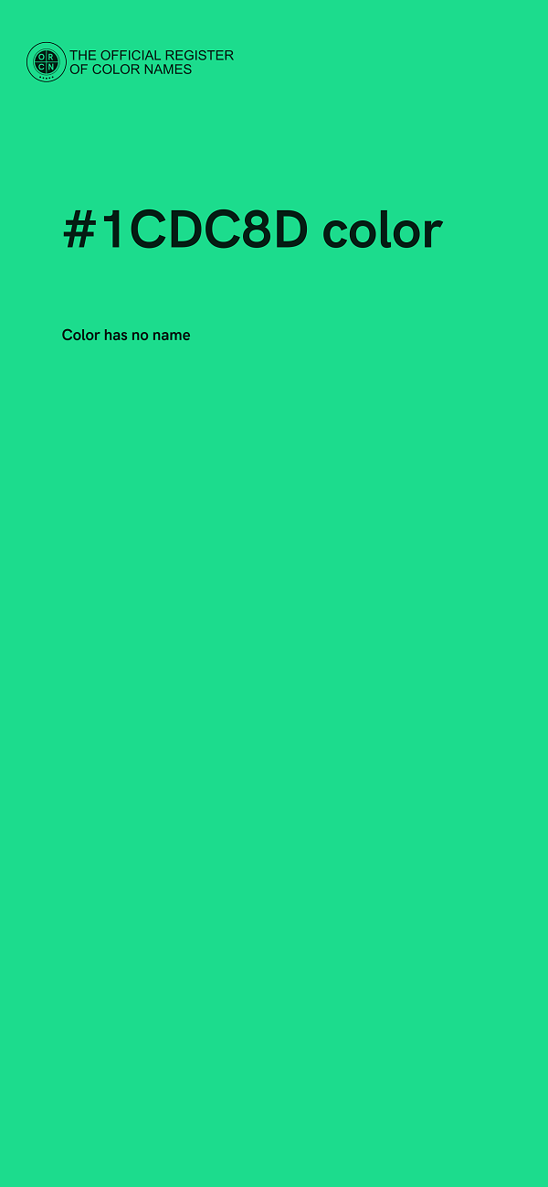 #1CDC8D color image