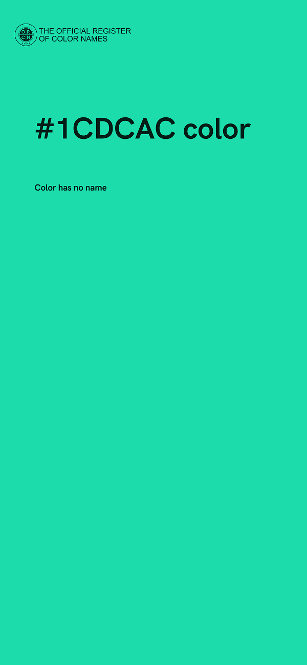 #1CDCAC color image