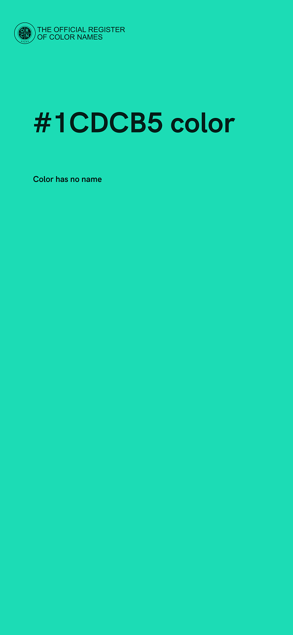 #1CDCB5 color image
