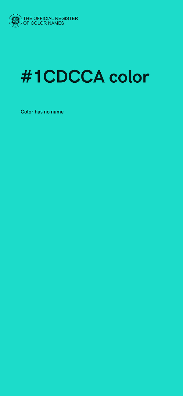 #1CDCCA color image