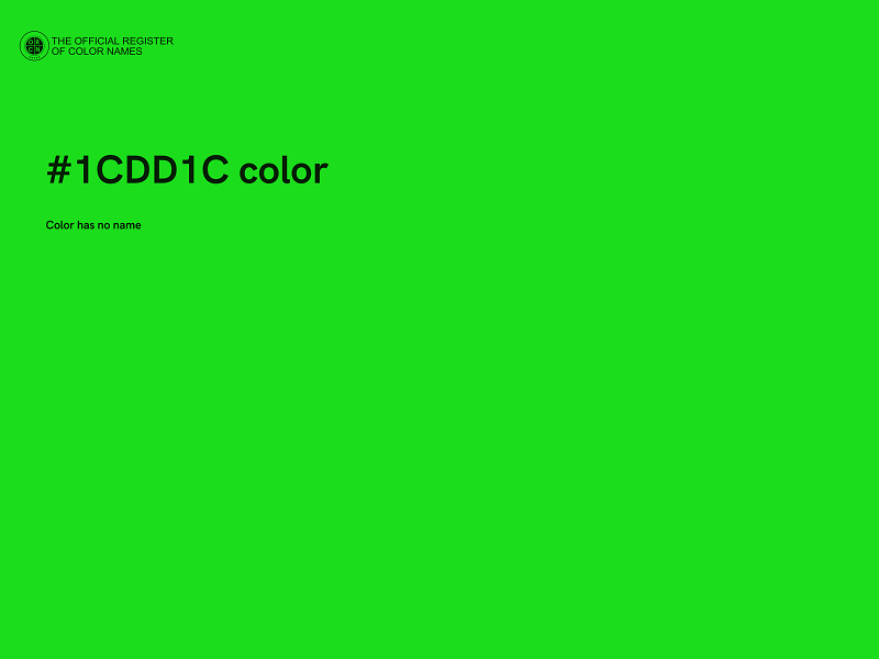 #1CDD1C color image