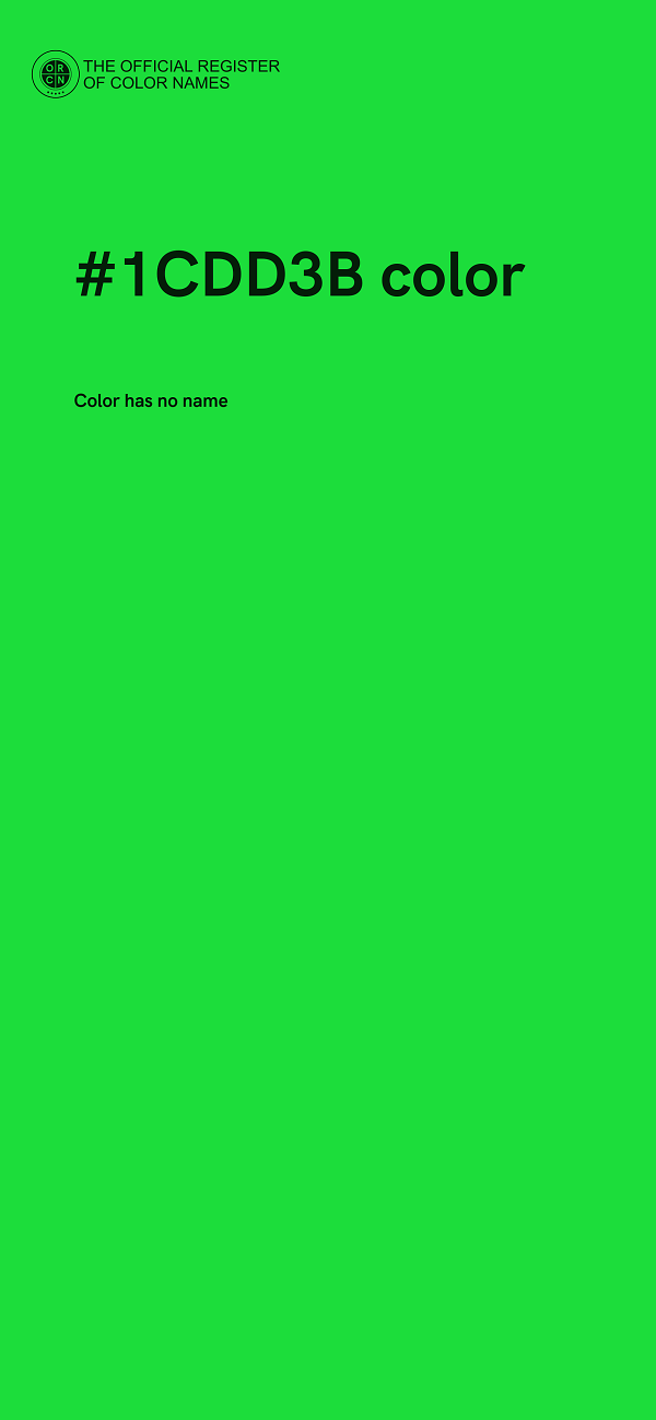 #1CDD3B color image