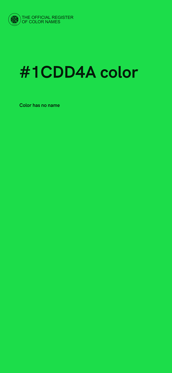 #1CDD4A color image