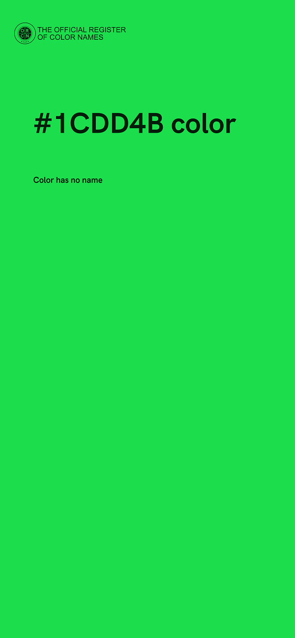#1CDD4B color image