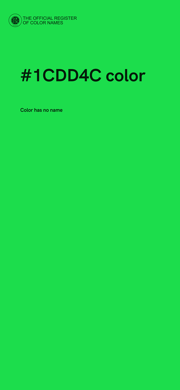 #1CDD4C color image