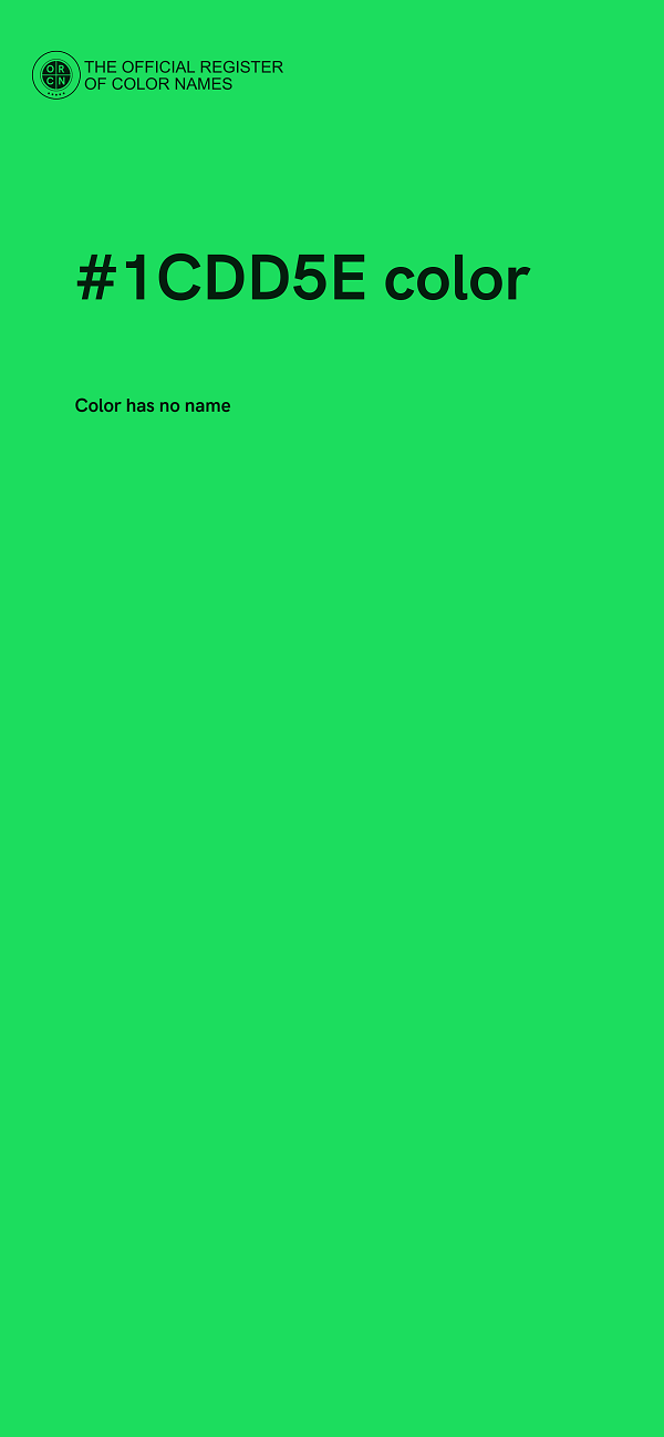 #1CDD5E color image