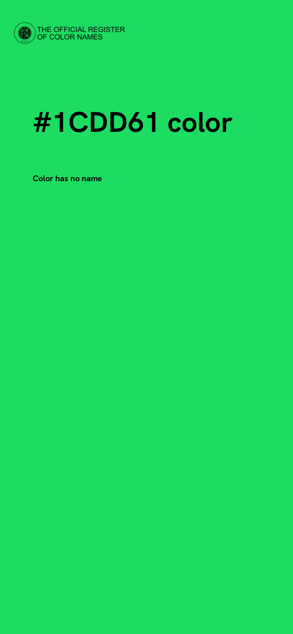 #1CDD61 color image