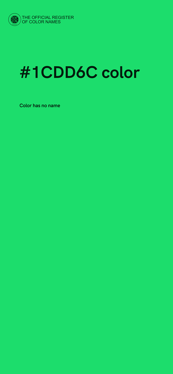 #1CDD6C color image