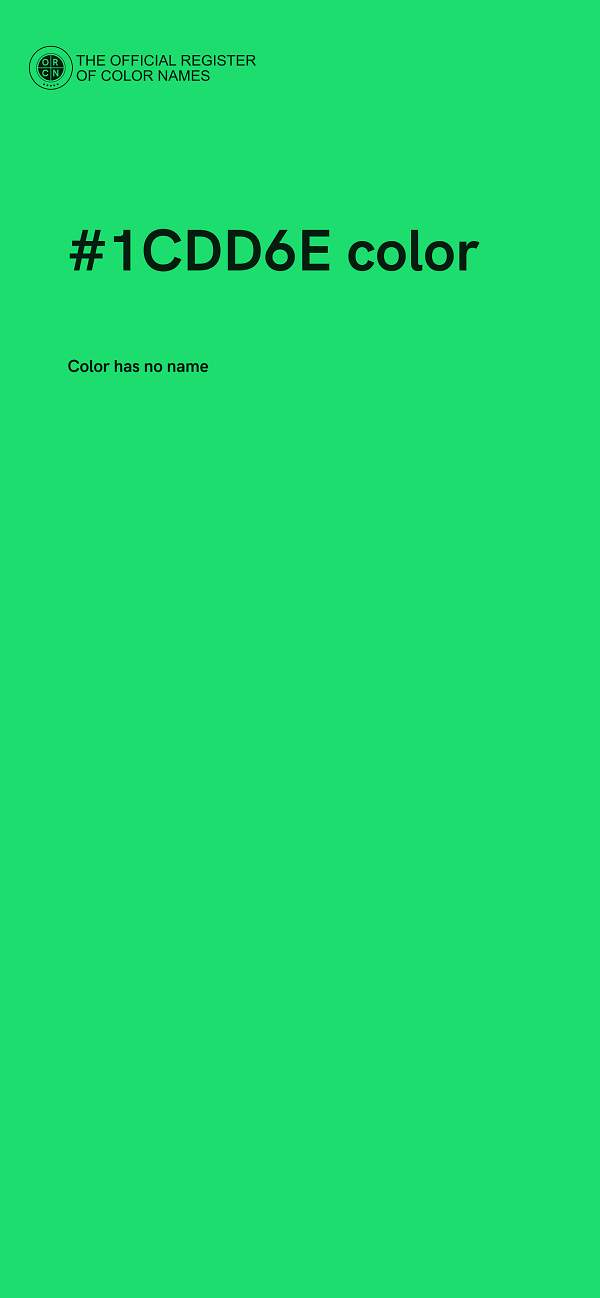#1CDD6E color image