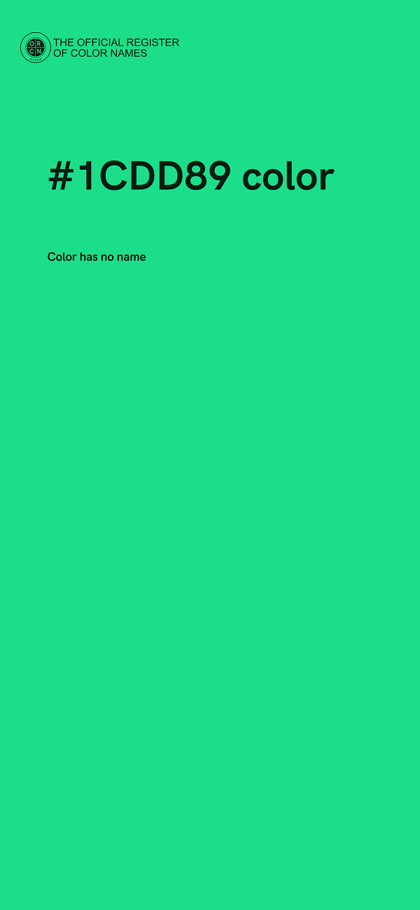 #1CDD89 color image