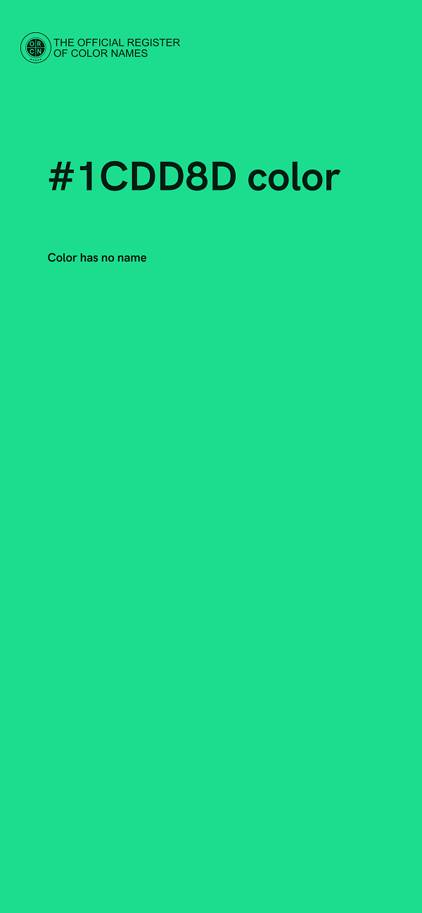 #1CDD8D color image