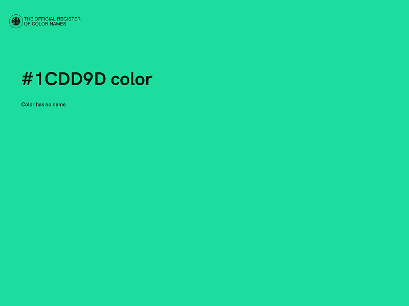 #1CDD9D color image