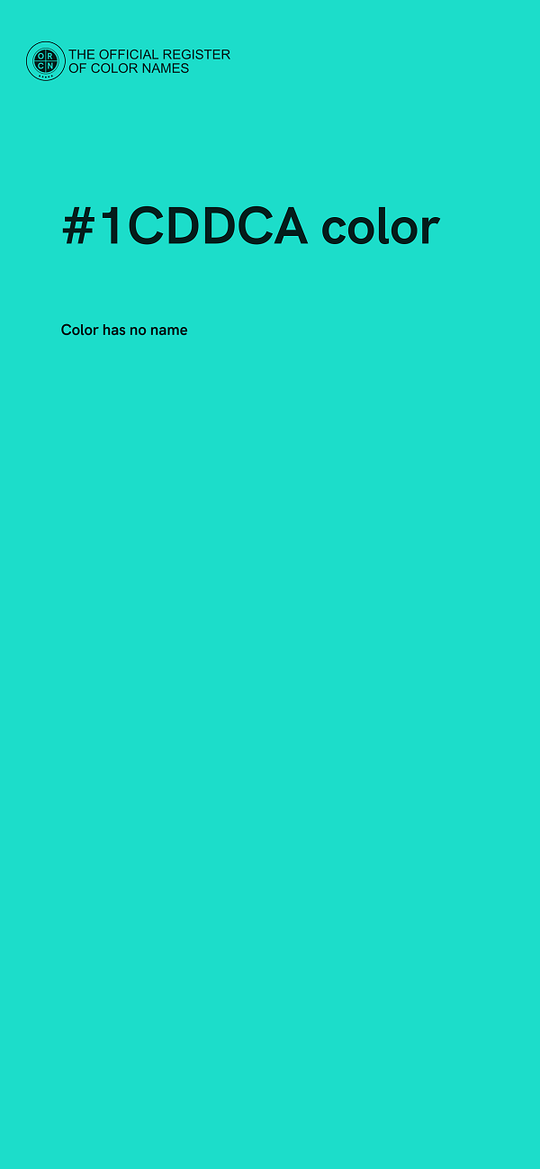 #1CDDCA color image