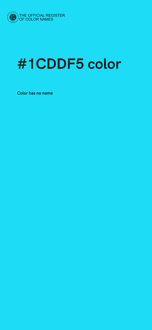 #1CDDF5 color image