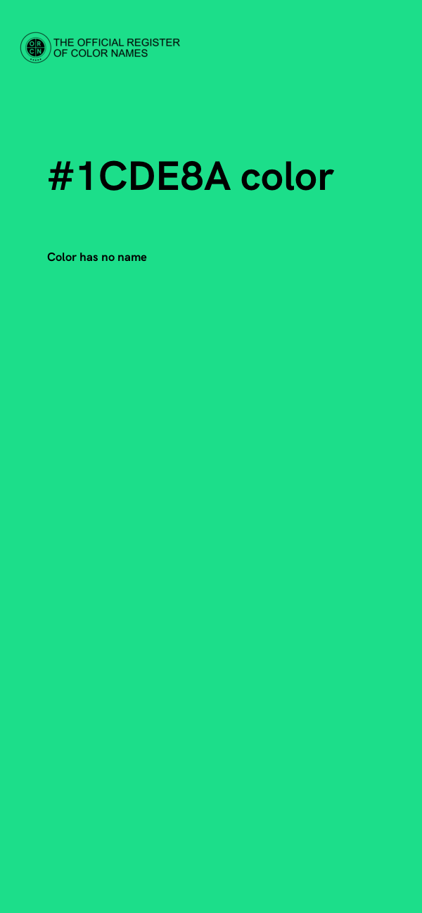 #1CDE8A color image