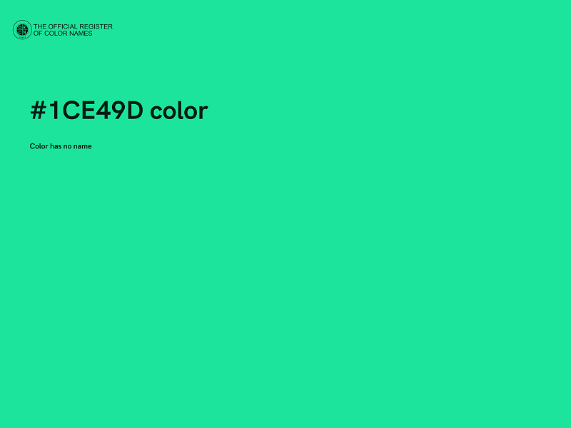 #1CE49D color image