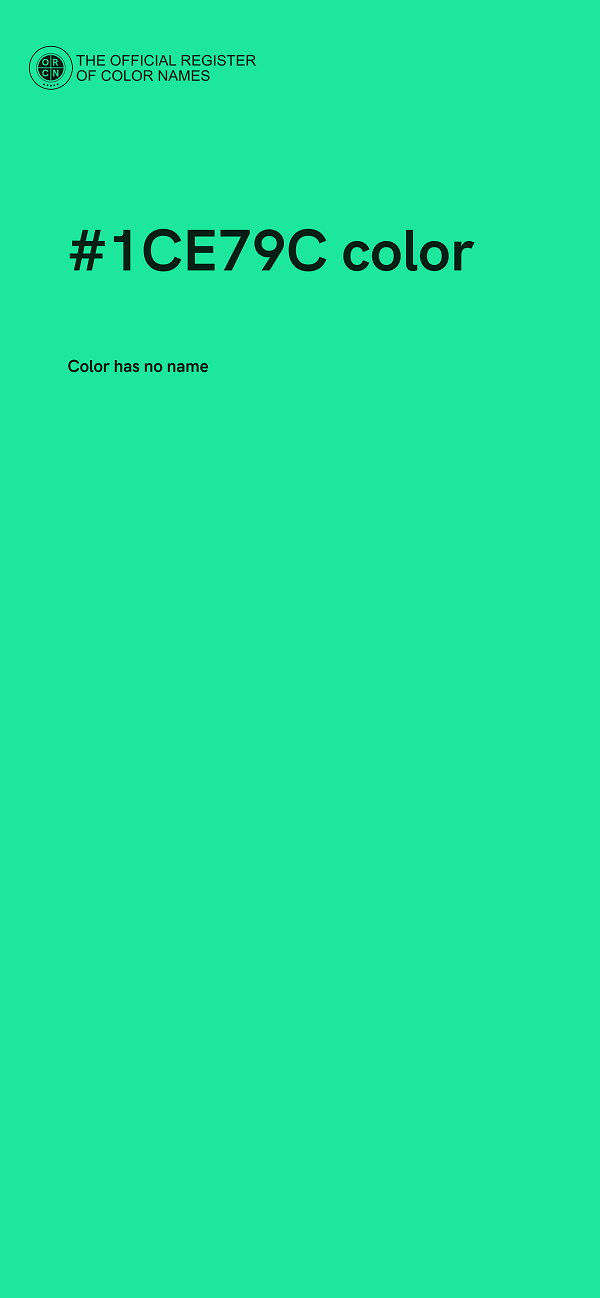 #1CE79C color image