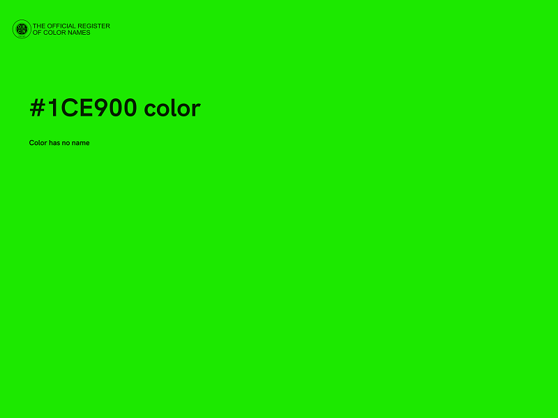 #1CE900 color image