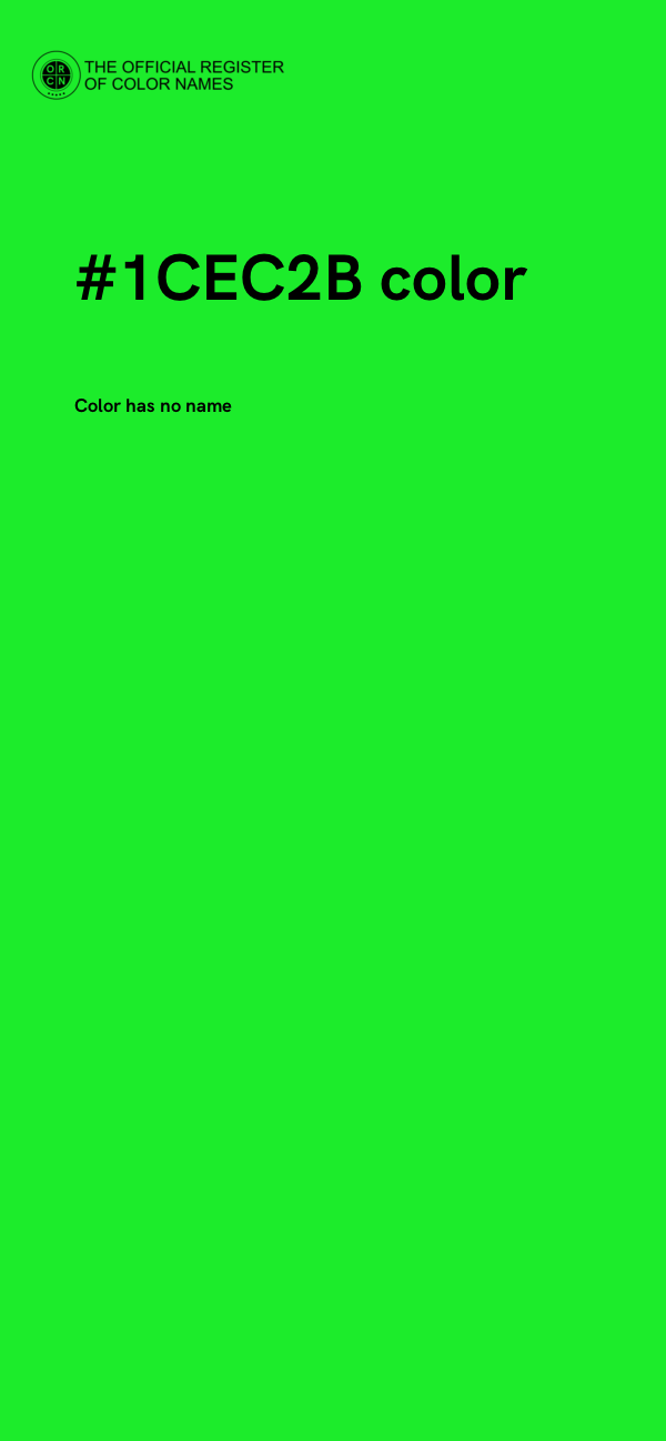 #1CEC2B color image