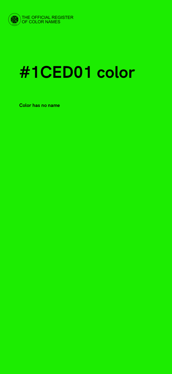 #1CED01 color image