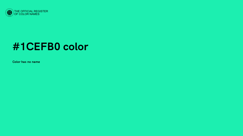 #1CEFB0 color image