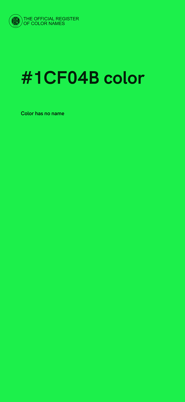 #1CF04B color image