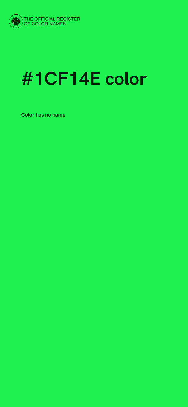 #1CF14E color image