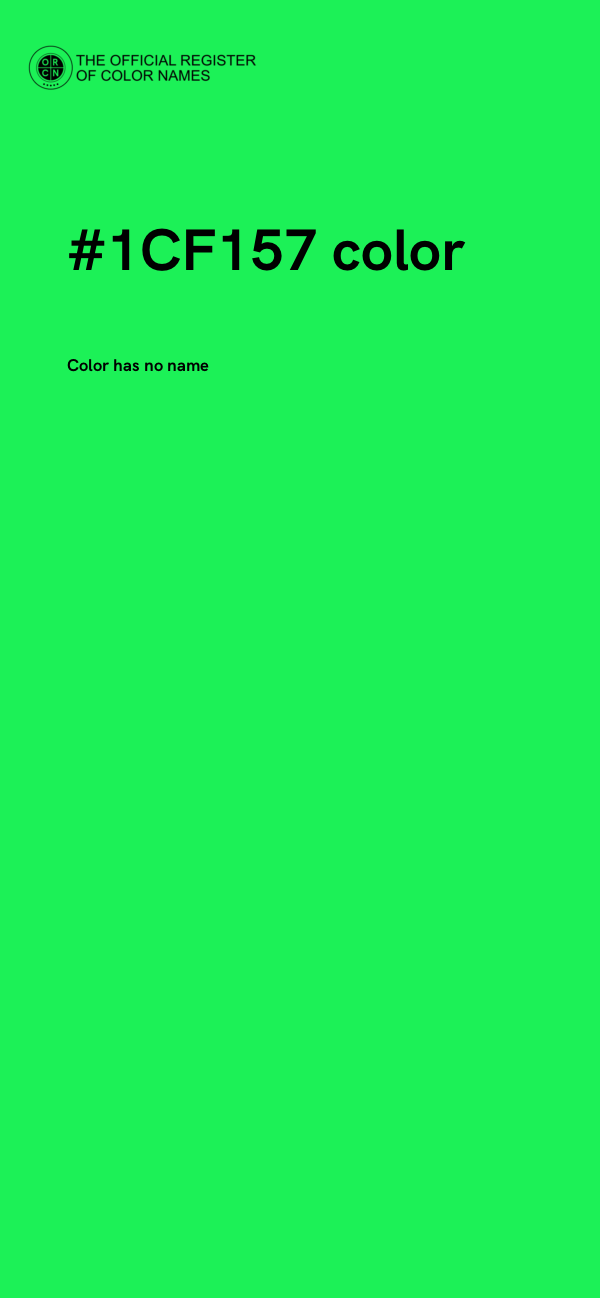 #1CF157 color image