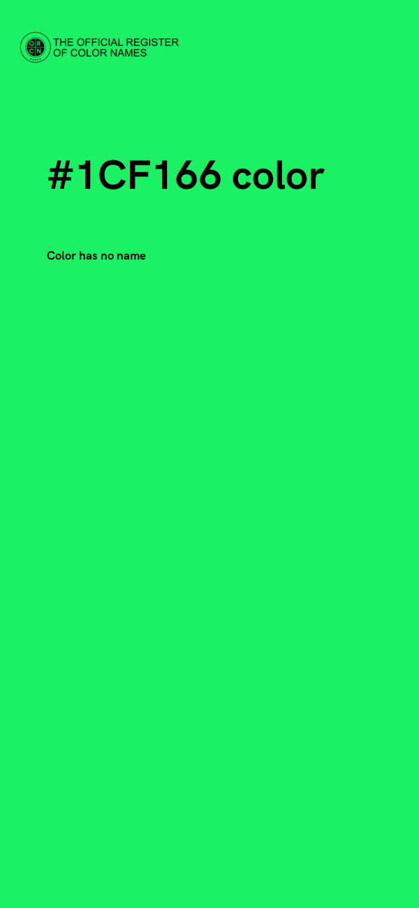 #1CF166 color image