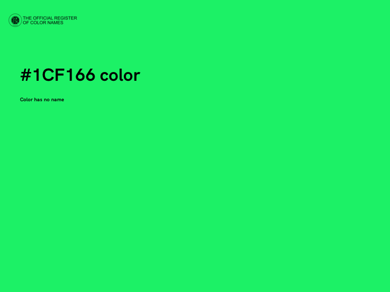 #1CF166 color image