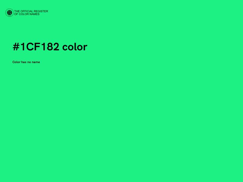 #1CF182 color image