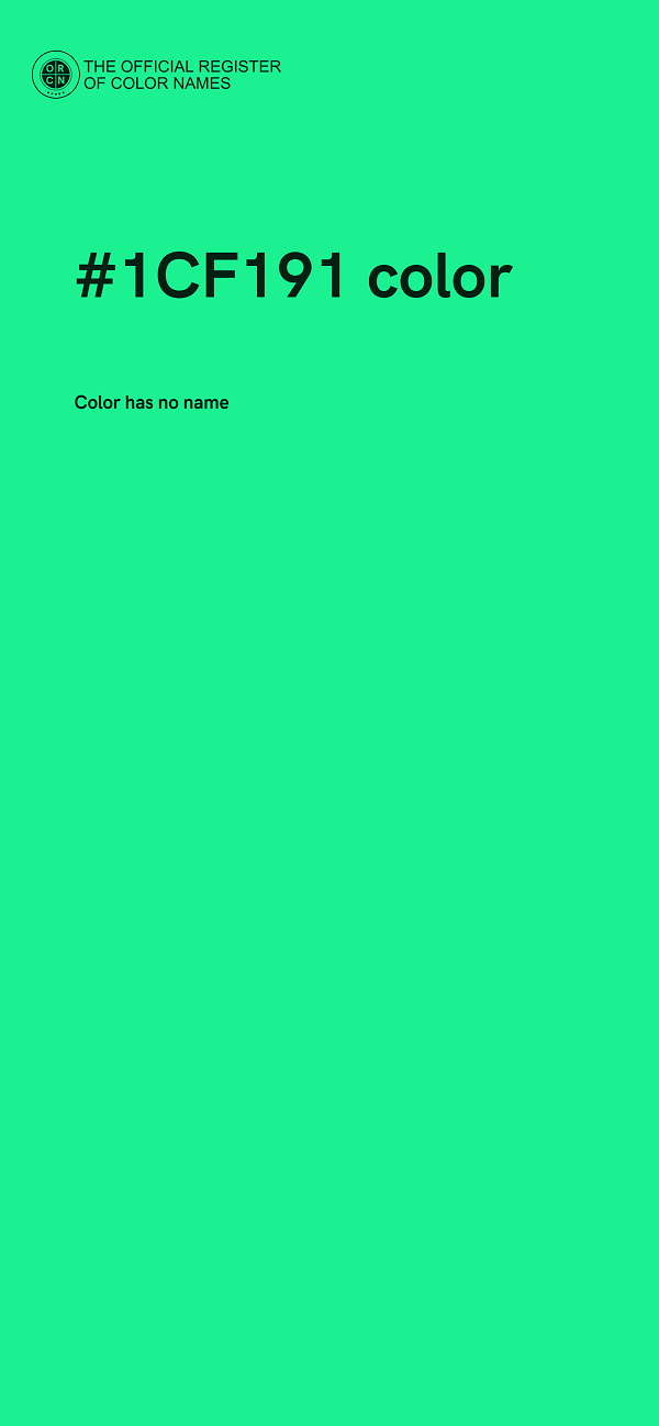 #1CF191 color image