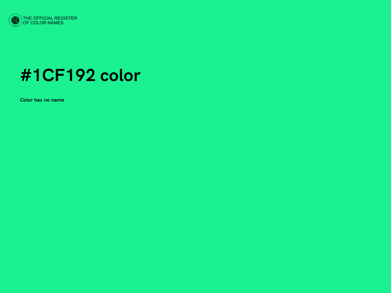 #1CF192 color image