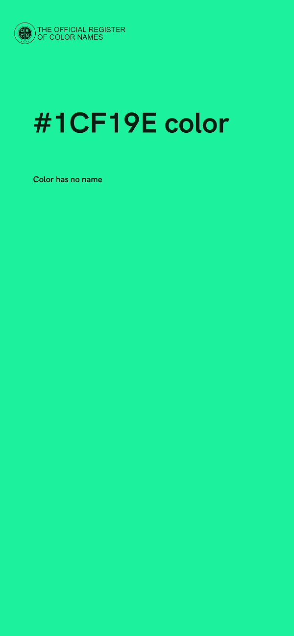 #1CF19E color image