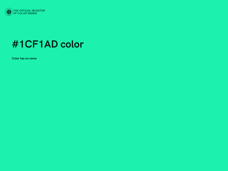 #1CF1AD color image